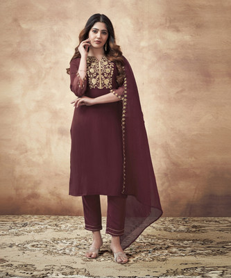 Skylee Women Kurta Pant Dupatta Set