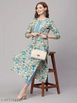 BAMSOM WEAR Women Kurti Pant Set