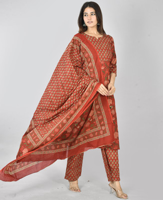 Anjali Fabrics Women Kurti Pant Dupatta Set