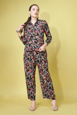 KAHARA Women Shirt Palazzo Set