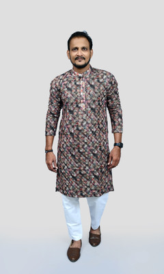 VILLAIN Men Kurta Pyjama Set