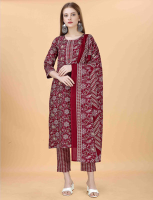 The Leady Designer Women Kurta Pant Dupatta Set