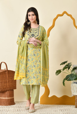 Akii's Women Kurta Pant Dupatta Set