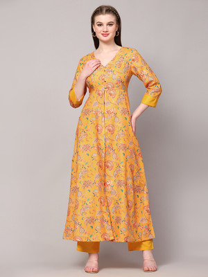 Poshak Hub Women Kurta Palazzo Set