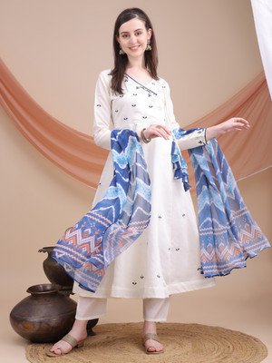 Fashionfricks Women Kurti Pant Dupatta Set
