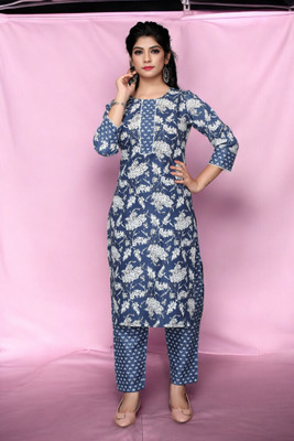 Jiyan Creations Women Kurta Pyjama Set