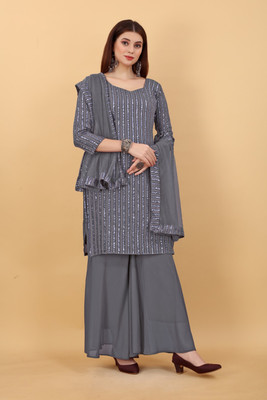 TILKI Women Kurta Palazzo Set
