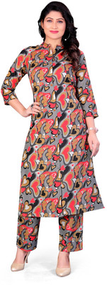 SuRamni Women Kurti Pant Set