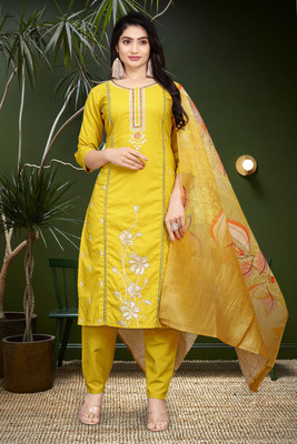 DIGZI CREATION Women Kurti Pant Dupatta Set