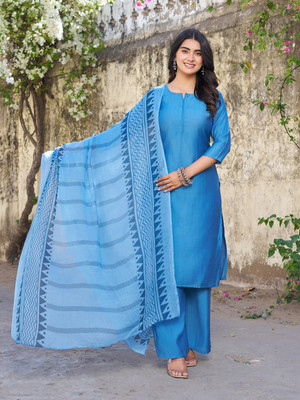 YAGNIK FASHION Women Kurti Pant Dupatta Set