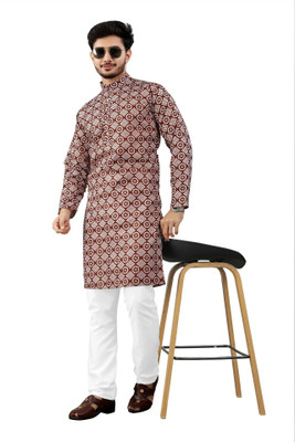 DHASU TRENDZ Men Kurta Pyjama Set