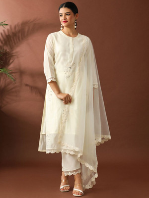 AVANSHEE Women Kurta Pant Dupatta Set