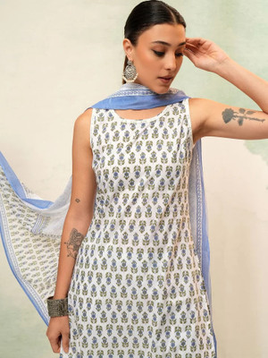 SUNART FAB Women Kurta Pant Dupatta Set