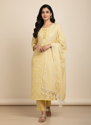 E_fab textile Women Kurta Pant Dupatta Set