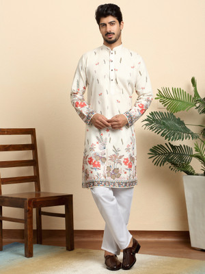 kraft india Men Kurta Pyjama Set