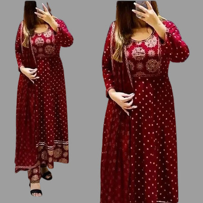 Koteshwar Women Kurti Pant Dupatta Set