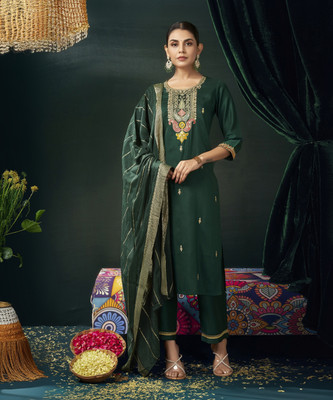 Samah Women Kurta Pant Dupatta Set