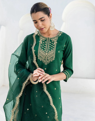 Skylee Women Kurta Pant Dupatta Set