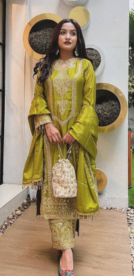 Primesky Women Kurta Pant Dupatta Set