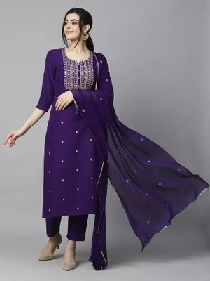 Vidusha Women Kurta Pant Dupatta Set