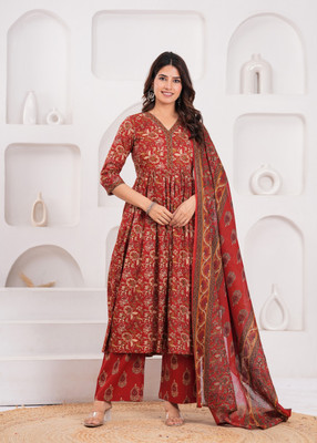 maapa Women Kurta Pant Dupatta Set