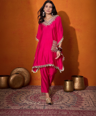 Sangria Women Kaftan Pant Set