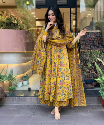 Saabhi Women Kurta Palazzo Dupatta Set