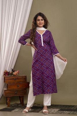 TEXTILE GALLERY Women Kurta Pant Dupatta Set