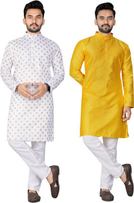 RJ world solution Men Kurta Pyjama Set