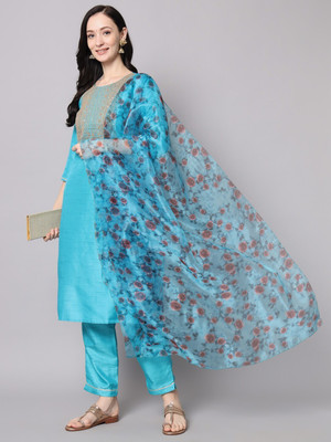 VredeVogel Women Kurta Pant Dupatta Set