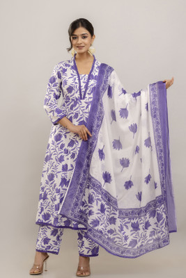 PARTHVI Women Kurta Pant Dupatta Set