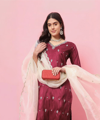 VredeVogel Women Kurta Pant Dupatta Set