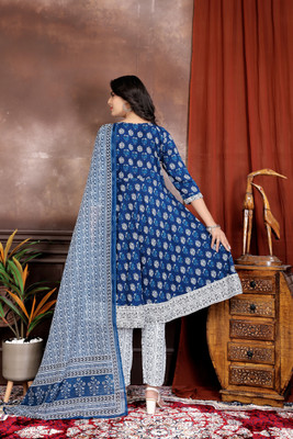 HousOfCommon Women Kurti Pant Dupatta Set