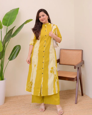 JD FINISHING Women Kurti Pant Set