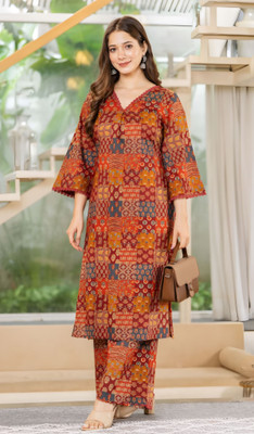 Tabeedah Women Kurta Palazzo Set