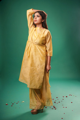 SAMAK BY MAZIAMEHDI Women Kurta Palazzo Set