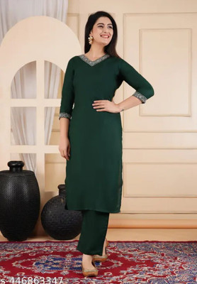 SK Creation Women Kurta Pant Set