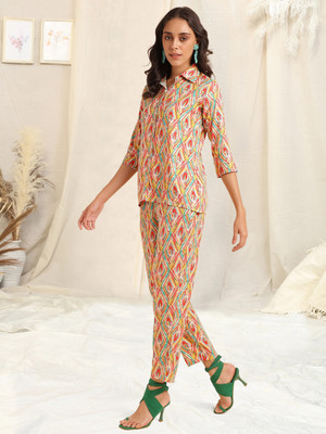 MIRCHI FASHION Women Ethnic Top Pant Set