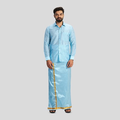 Uathayam Men Shirt Dhoti Set