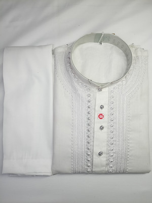 Saif chikan handicraft Men Kurta Pyjama Set