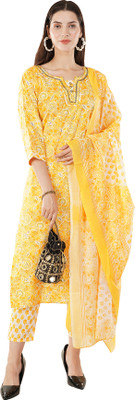 Pranjal Women Kurta Pant Dupatta Set
