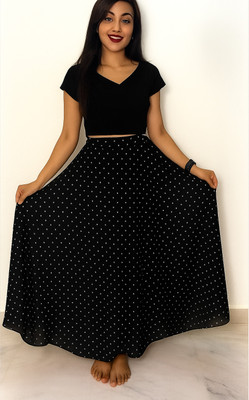 Nyari Wear Women Crop Top Skirt Set