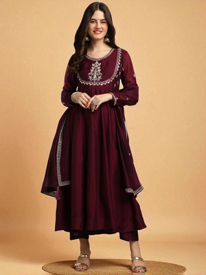 OMICRON FAB Women Kurta Pant Dupatta Set