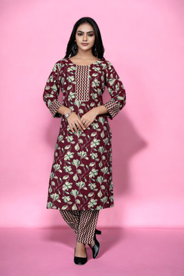 Jiyan Creations Women Kurta Pyjama Set
