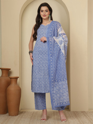 Nayo Women Kurta Palazzo Dupatta Set