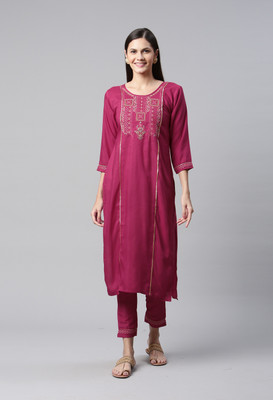 SheWill Women Kurta Pant Set