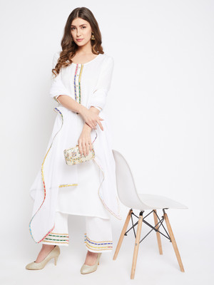 BITTERLIME Women Kurta Palazzo Set