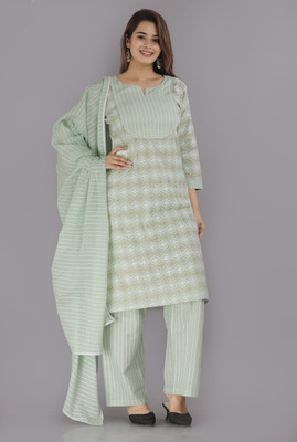 VISPI Women Kurta Pant Dupatta Set