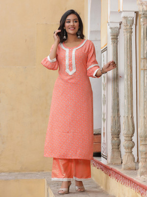 Jaipur Kurti Women Kurta Palazzo Set