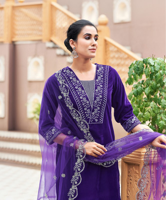 Skylee Women Kurta Pant Dupatta Set